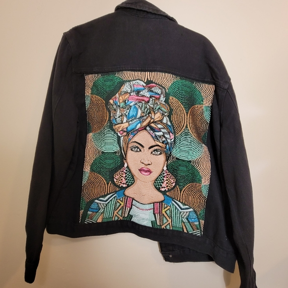 🚨SOLD🚨French Jacquard Paneled Jacket🚨SOLD🚨 - Picture 2 of 3